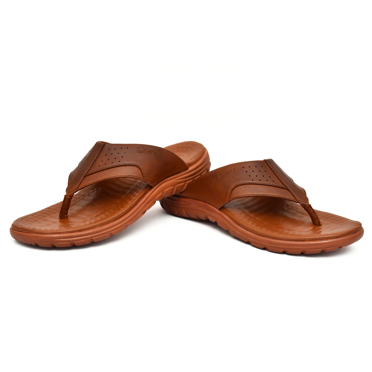 Daflexi Men’s Open Toe Comfort Slippers with Bounceback Technology | Anti-Slip Casual Footwear| 8103