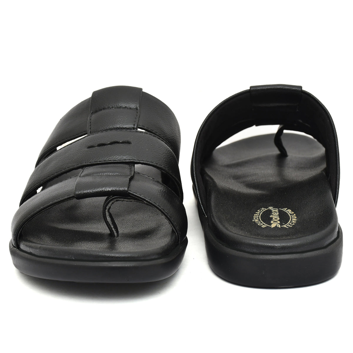 Daflexi Men’s Stylish Sliders | Everyday Comfort Multi-Strap Slip-On Footwear | 4103