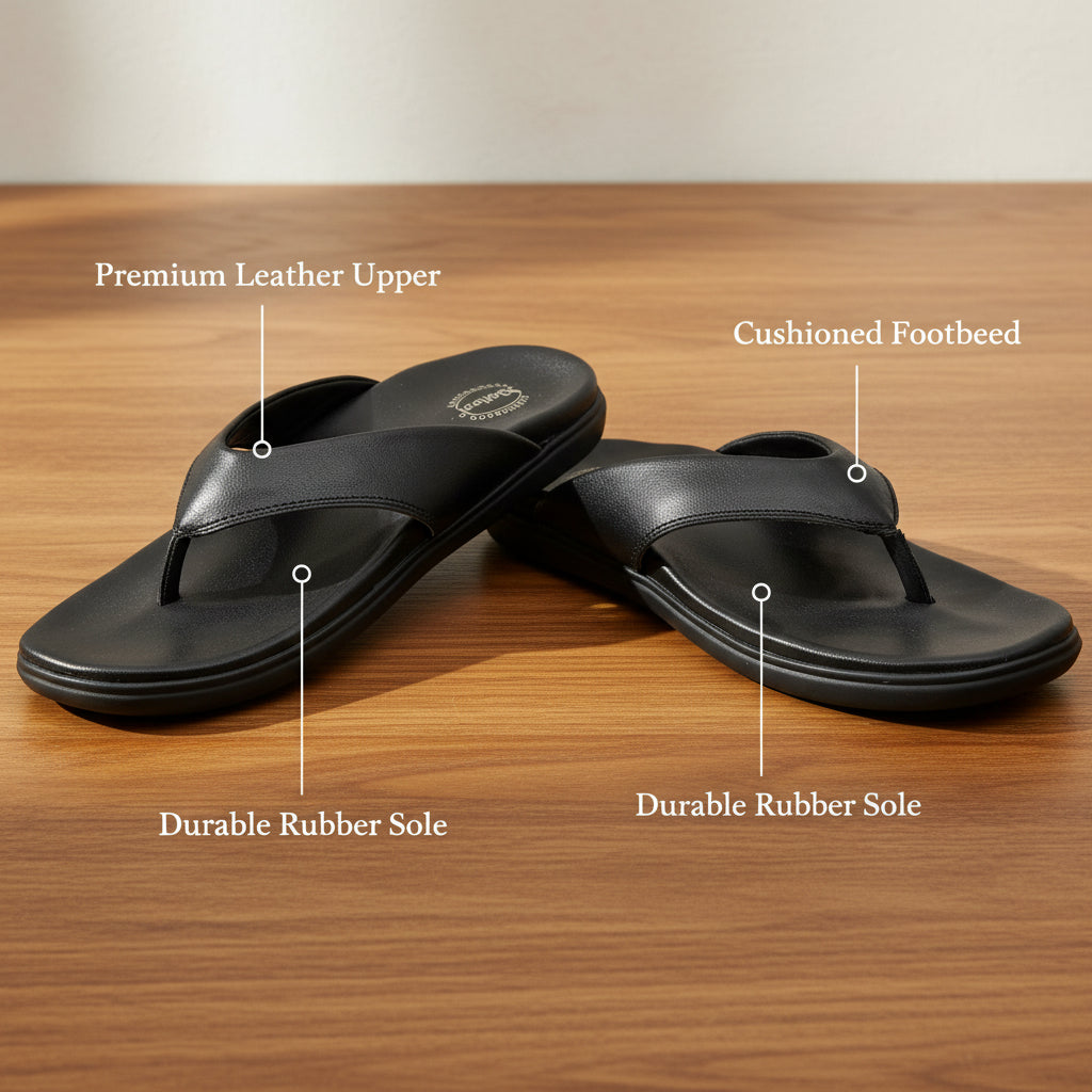 Daflexi Comfortable Thong Sandals for Women | Lightweight Daily Use & Soft Sole Casual Flip Flops | 5101