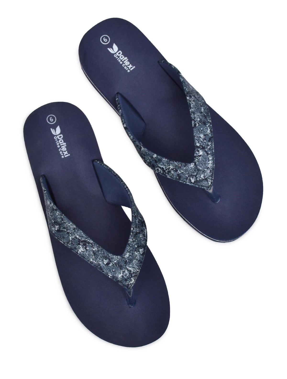 Daflexi Women’s Floral Strap Slippers – Anti-Skid Lightweight Flip Flops| 521
