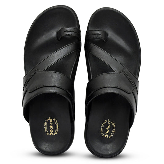 Daflexi Men’s Orthopedic Toe Ring Sandals | Diabetic Comfort Slip-On Slippers | Soft Cushioned Anti-Slip Footwear