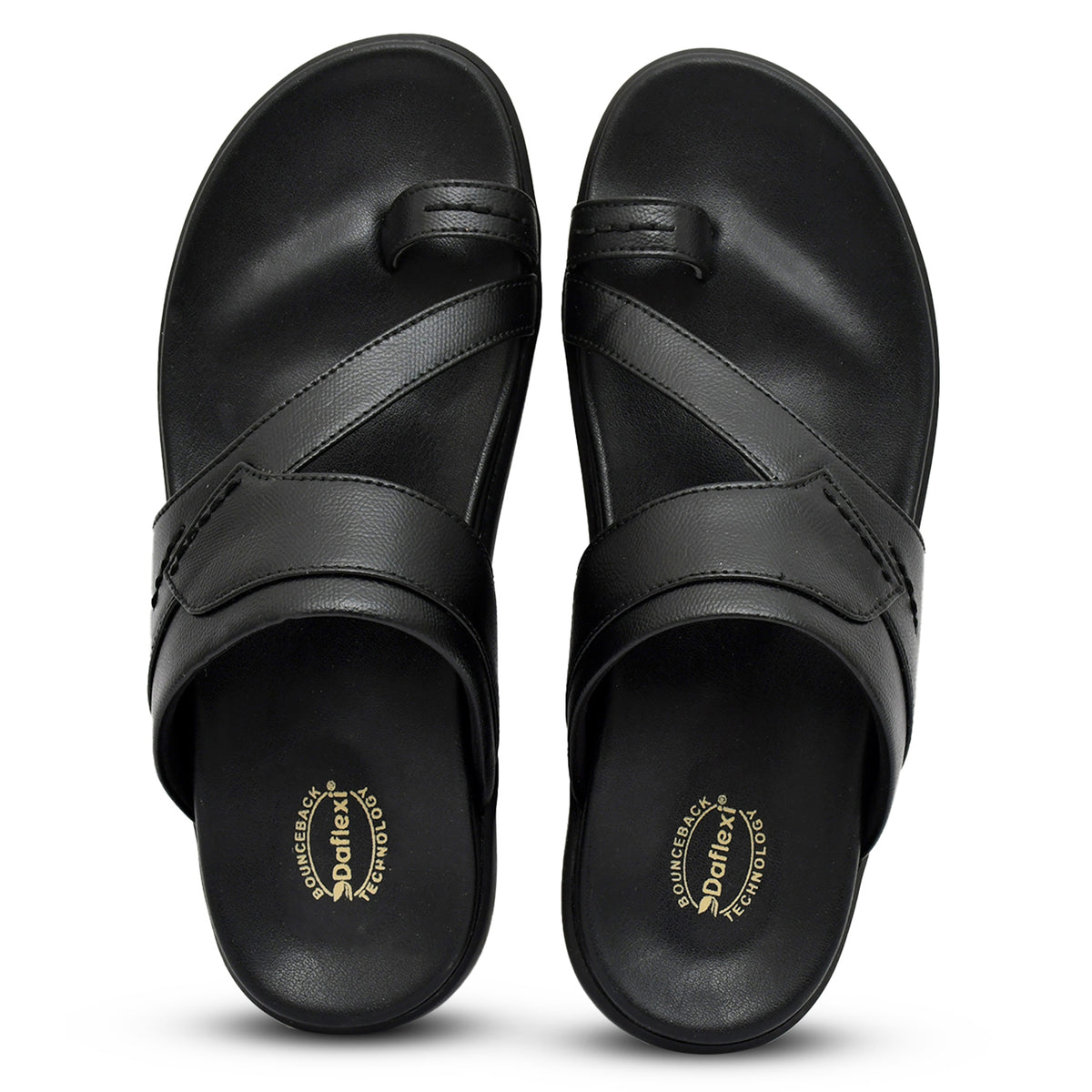 Daflexi Men’s Orthopedic Toe Ring Sandals | Diabetic Comfort Slip-On Slippers | Soft Cushioned Anti-Slip Footwear