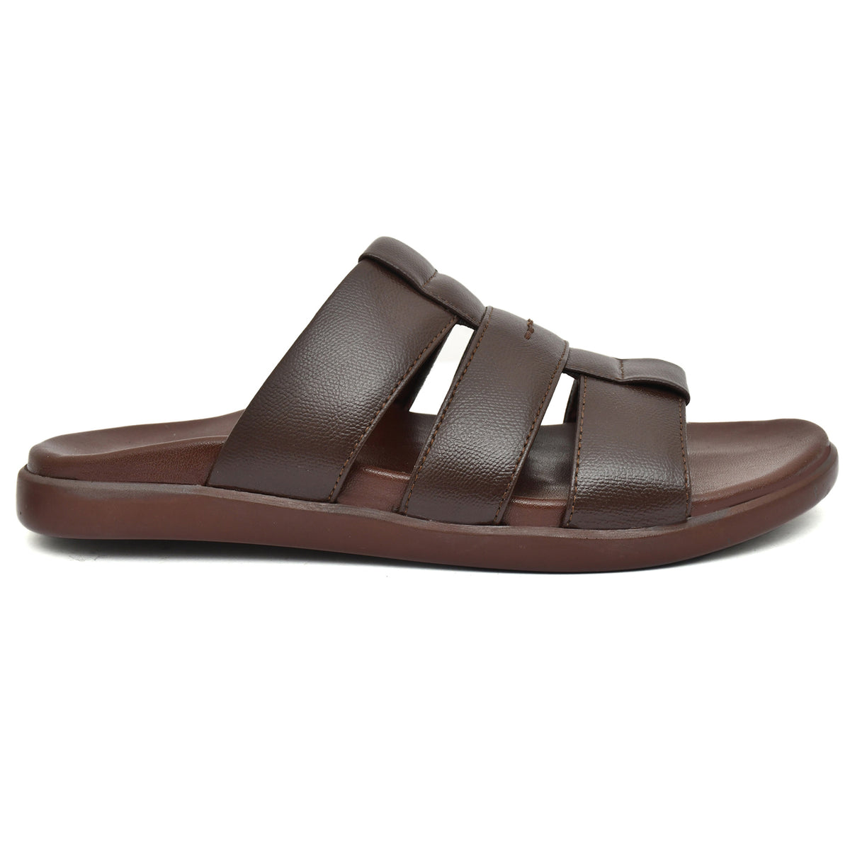 Daflexi Men’s Stylish Sliders | Everyday Comfort Multi-Strap Slip-On Footwear | 4103