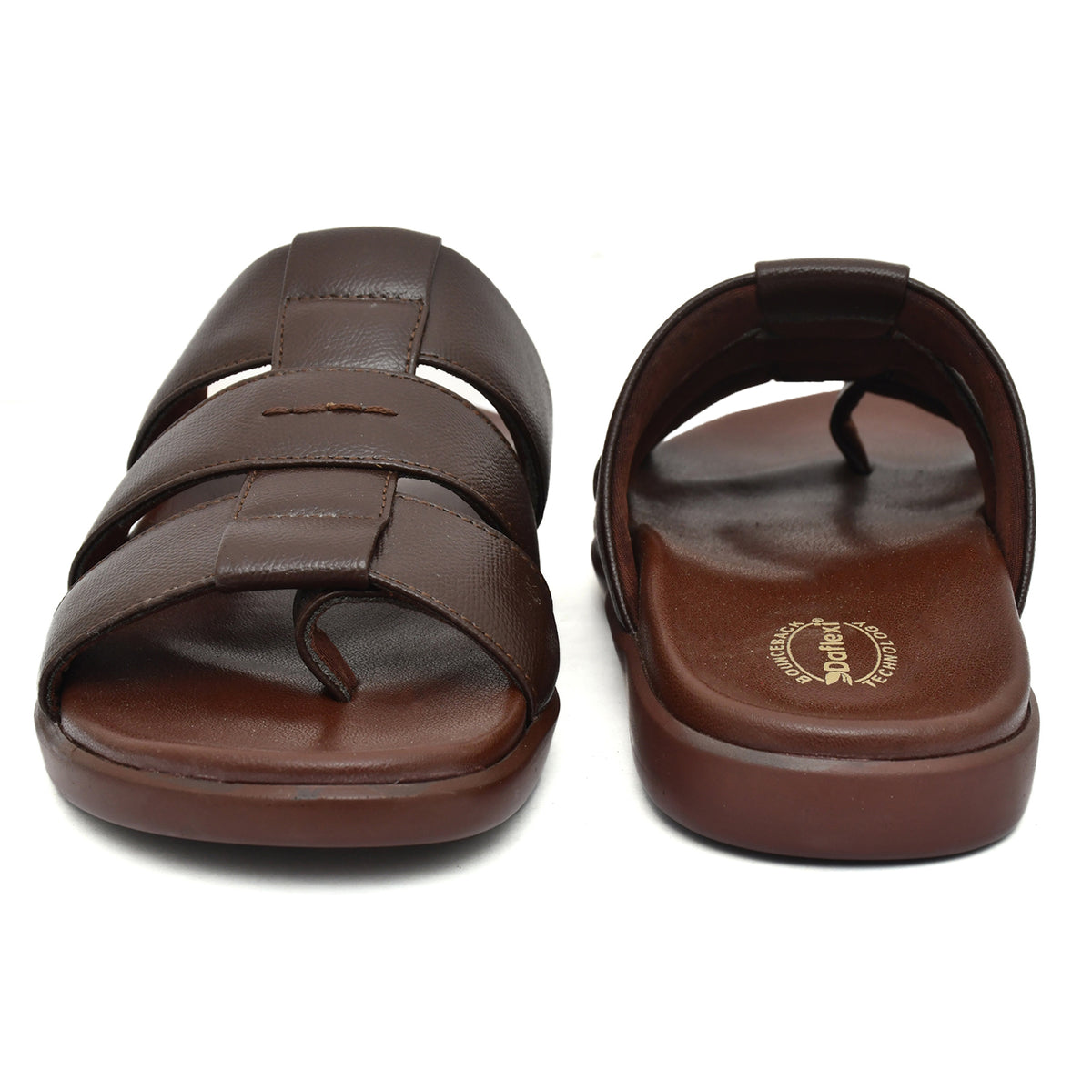 Daflexi Men’s Stylish Sliders | Everyday Comfort Multi-Strap Slip-On Footwear | 4103