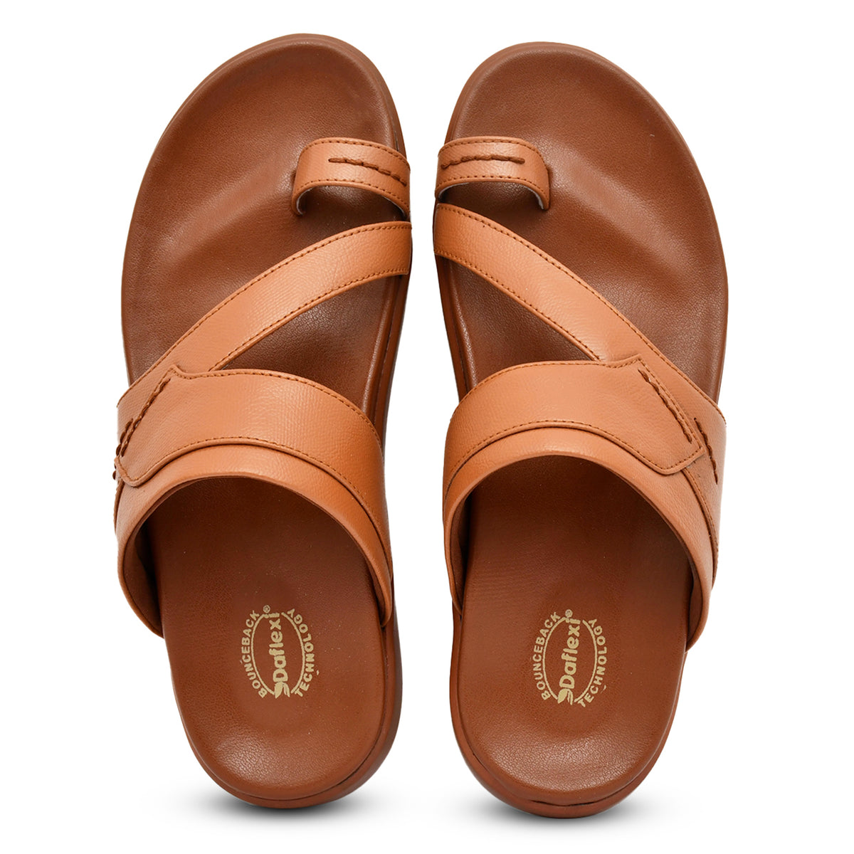 Daflexi Men’s Orthopedic Toe Ring Sandals | Diabetic Comfort Slip-On Slippers | Soft Cushioned Anti-Slip Footwear