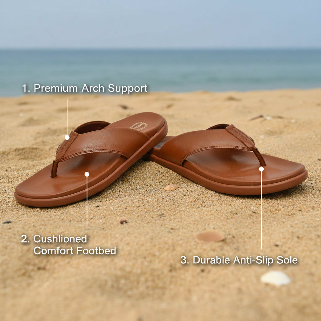 Daflexi Comfortable Thong Sandals for Women | Lightweight Daily Use & Soft Sole Casual Flip Flops | 5101