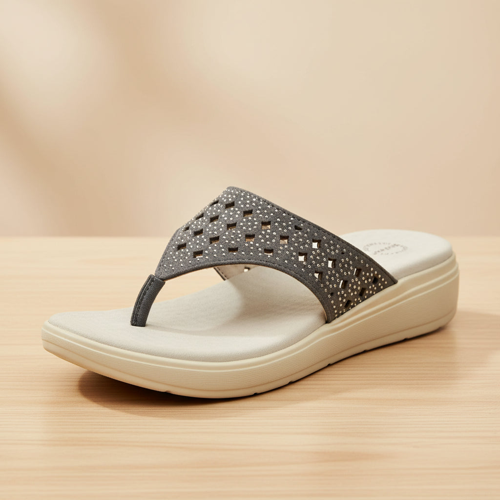 Daflexi Women's Soft Cushioned Orthopedic Wedges | Premium Comfort with Anti Skid Sole