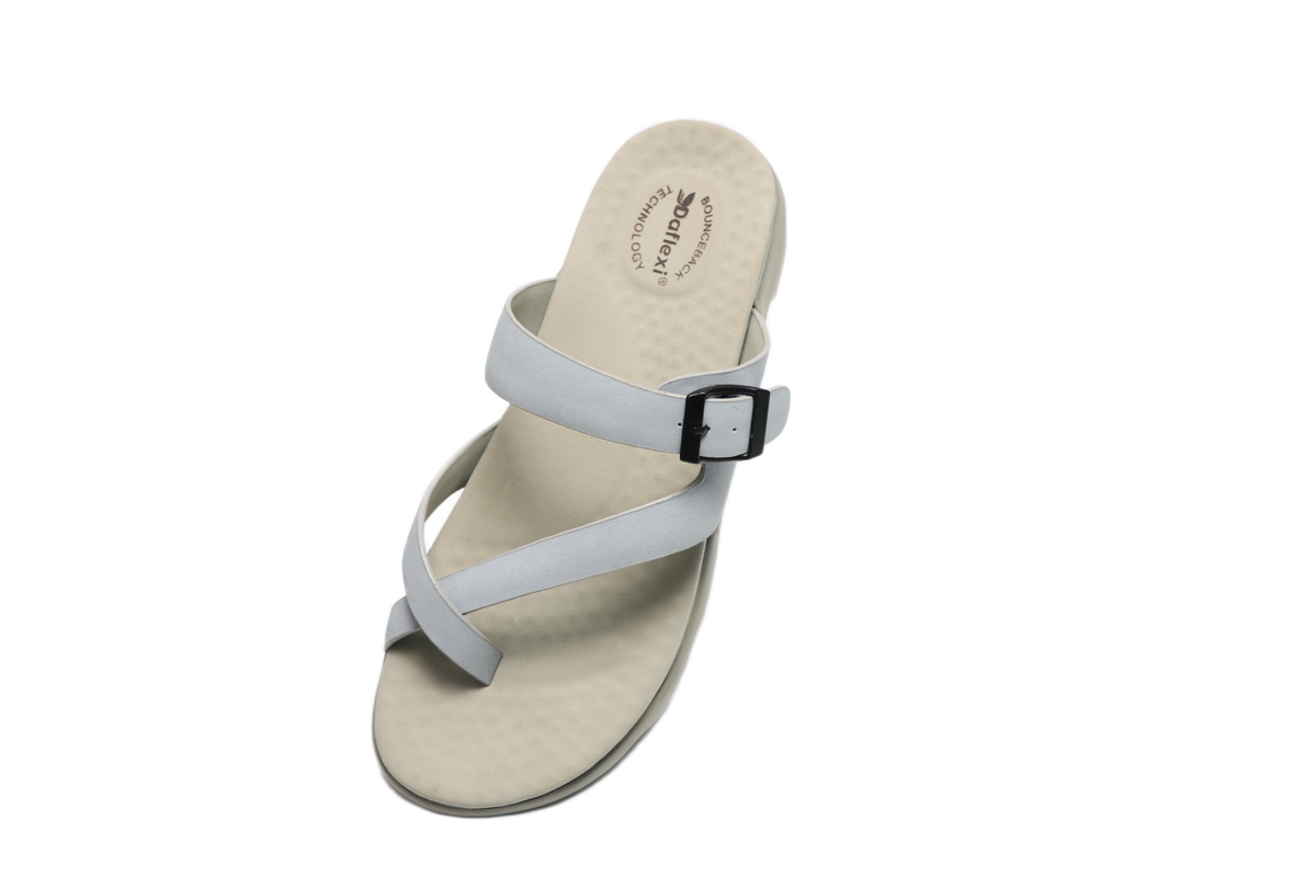 Daflexi Adjustable Strap Comfort Sandals for Women| Lightweight Cushioned Everyday Wear| 9101