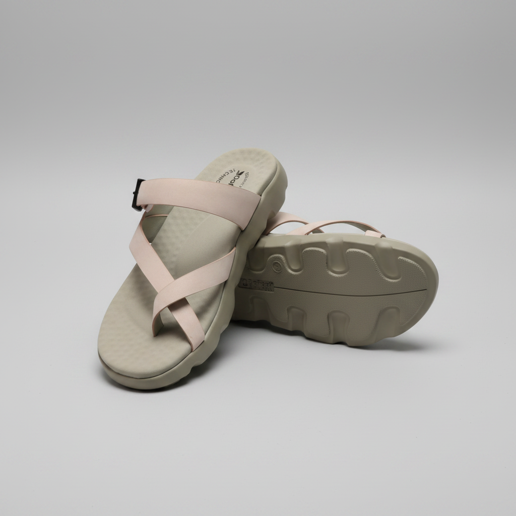 Daflexi Adjustable Strap Comfort Sandals for Women| Lightweight Cushioned Everyday Wear| 9101