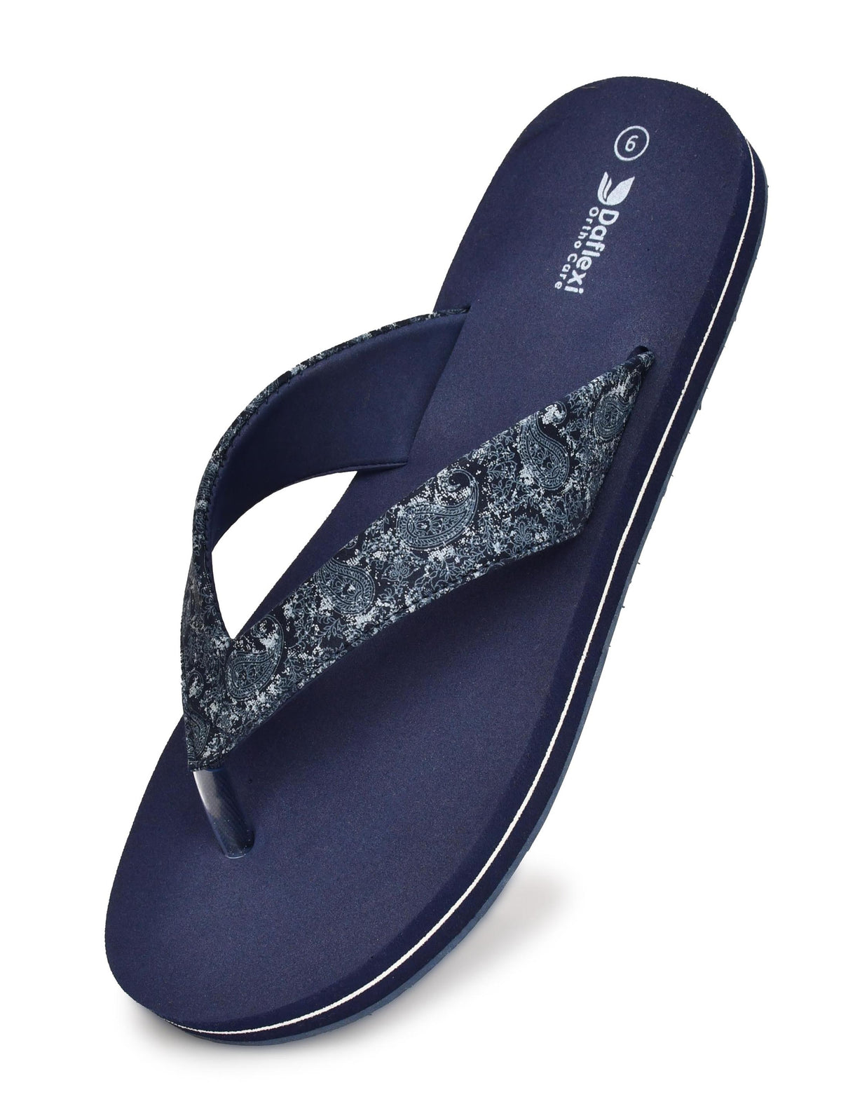 Daflexi Women’s Floral Strap Slippers – Anti-Skid Lightweight Flip Flops| 521