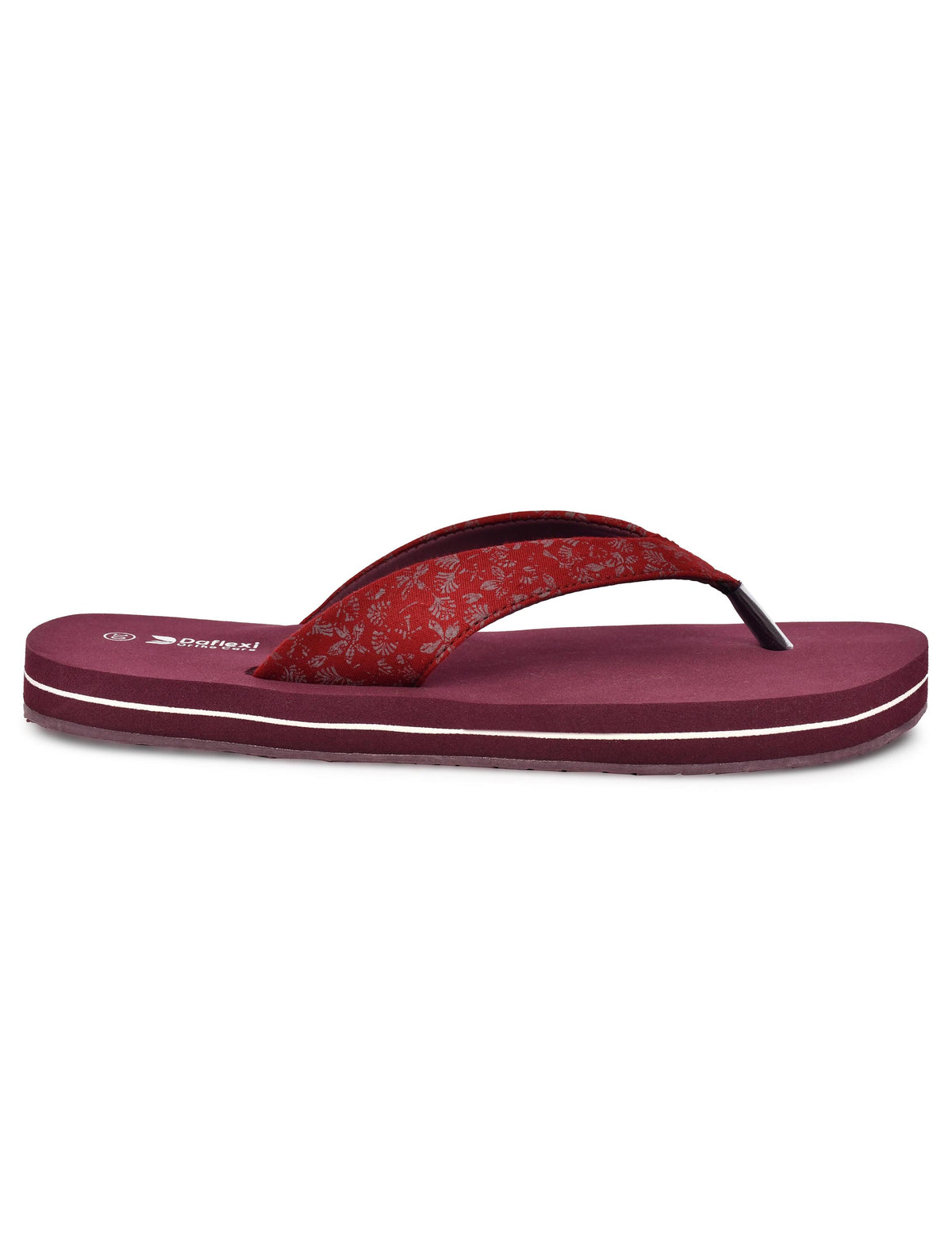 Daflexi Women’s Floral Strap Slippers – Anti-Skid Lightweight Flip Flops| 521