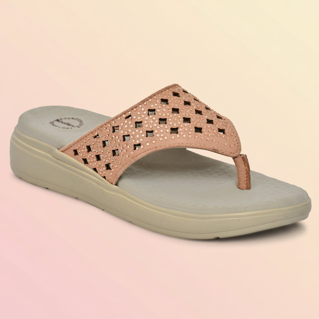 Daflexi Women's Soft Cushioned Orthopedic Wedges | Premium Comfort with Anti Skid Sole