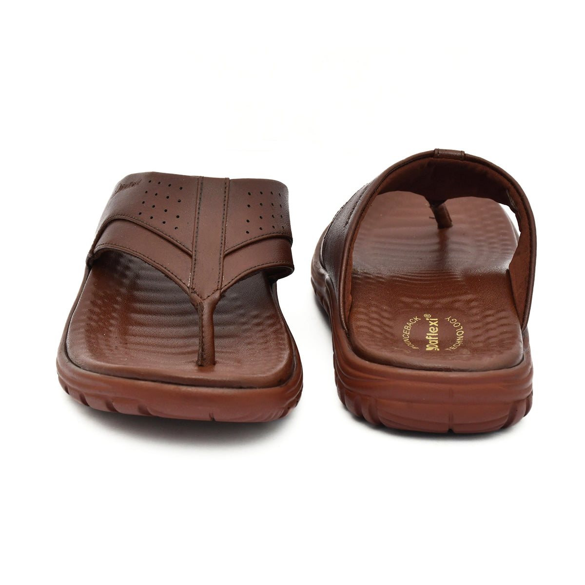 Daflexi Men’s  Open Toe Comfort Slippers with Bounceback Technology | Anti-Slip Casual Footwear|  8103
