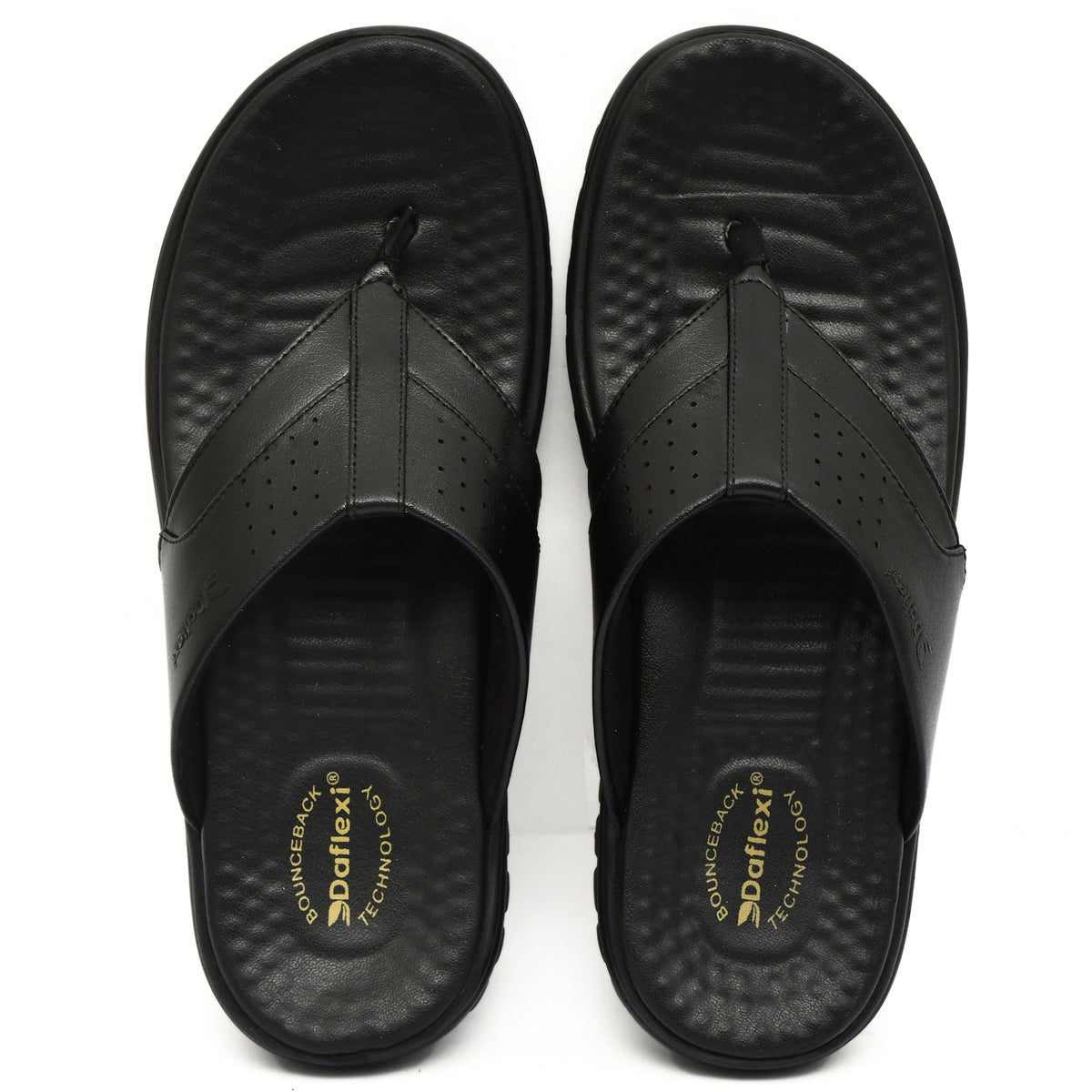 Daflexi Men’s  Open Toe Comfort Slippers with Bounceback Technology | Anti-Slip Casual Footwear|  8103