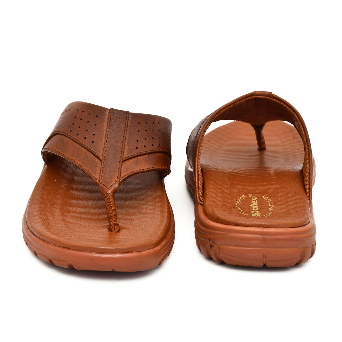 Daflexi Men’s  Open Toe Comfort Slippers with Bounceback Technology | Anti-Slip Casual Footwear|  8103