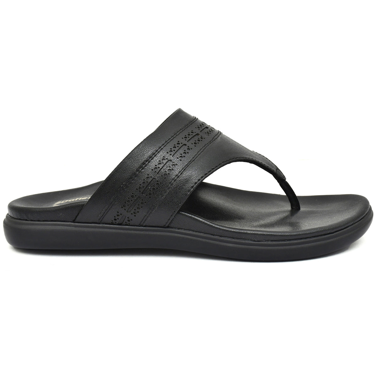 Daflexi Women’s Brown Toe-Ring Sandals | Comfortable Slip-On Casual Slippers