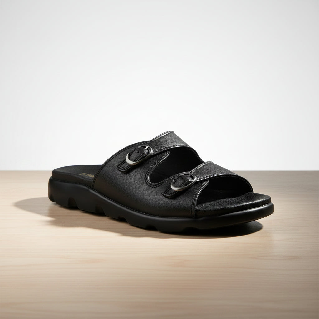Daflexi Women's Casual Double Strap Slippers | 9103