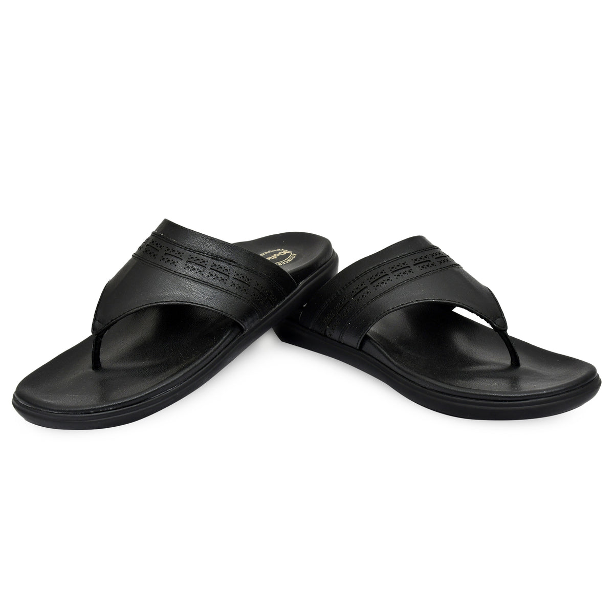 Daflexi Women’s Brown Toe-Ring Sandals | Comfortable Slip-On Casual Slippers