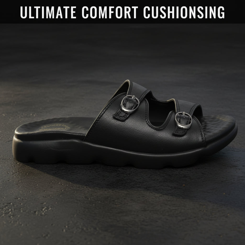 Daflexi Women's Casual Double Strap Slippers | 9103