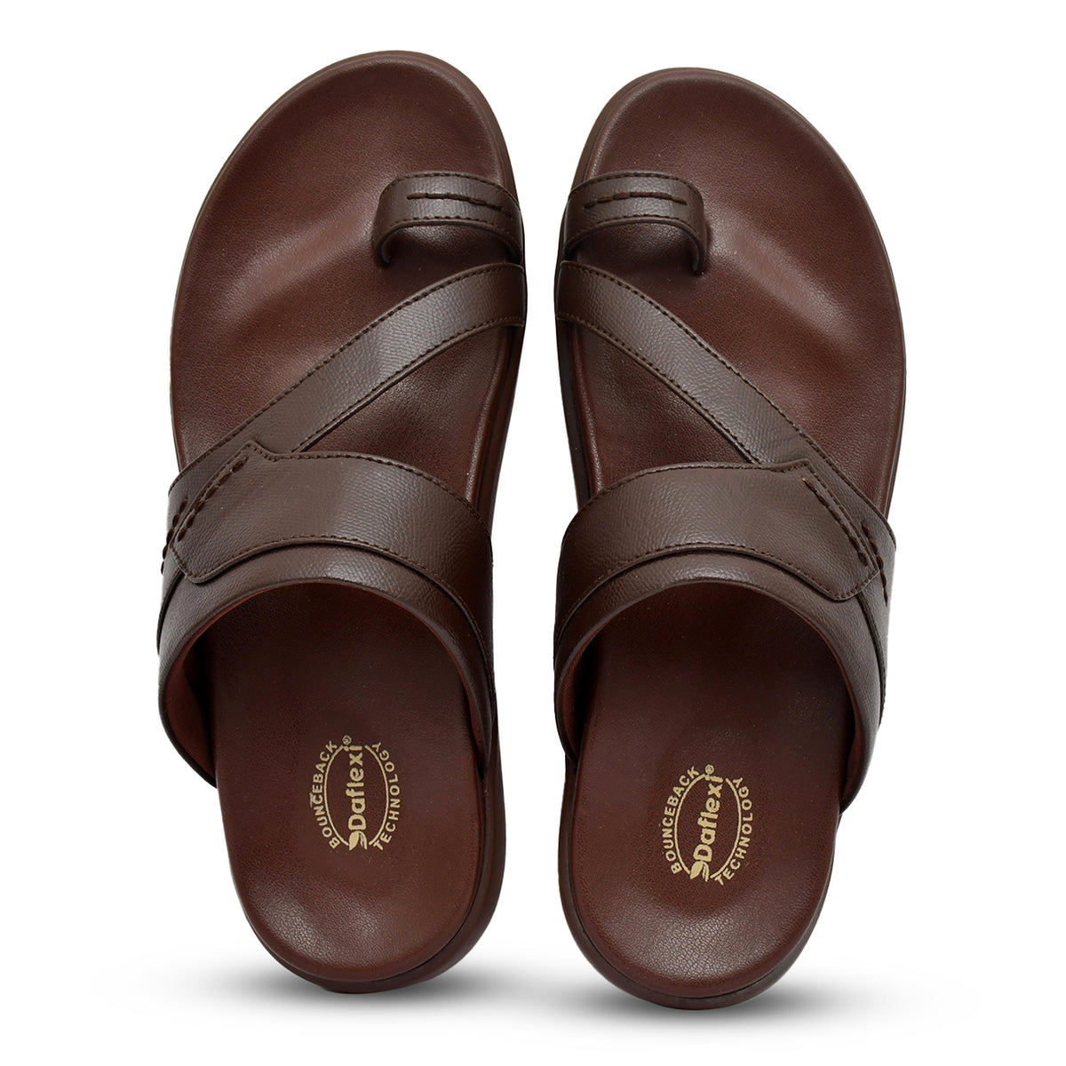 Daflexi Men’s Orthopedic Toe Ring Sandals | Diabetic Comfort Slip-On Slippers | Soft Cushioned Anti-Slip Footwear