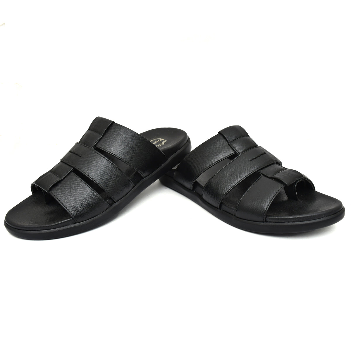 Daflexi Men’s Stylish Sliders | Everyday Comfort Multi-Strap Slip-On Footwear | 4103